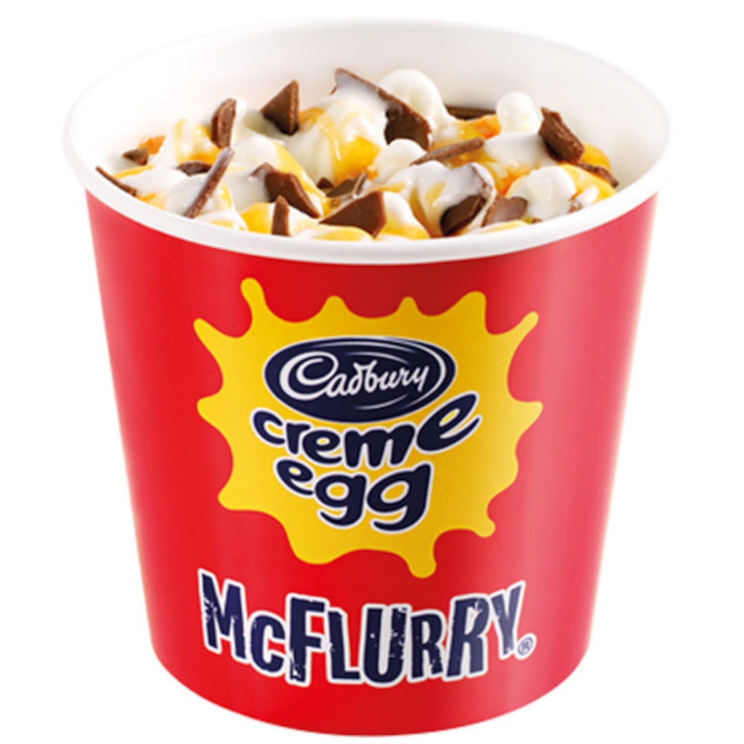 the Easter Bunny! McDonald's Cadbury Creme Egg McFlurry Is Here E! Online AU the Easter Bunny! McDonald's Cadbury Creme Egg McFlurry Is Here E! Online AU